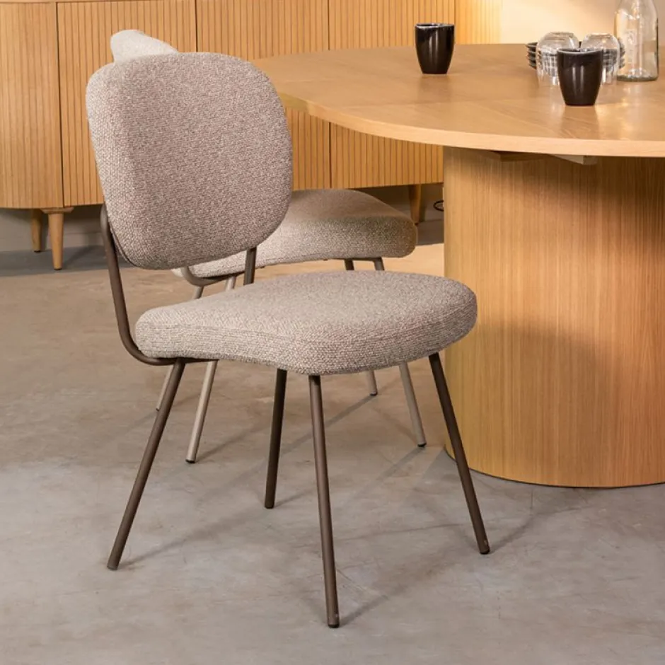 Eetkamerstoelen*HUUS Eetkamerstoel Singapore (per 2 stuks)
