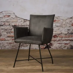 Eetkamerstoelen*HUUS Eetkamerstoel Tim met armleuningen