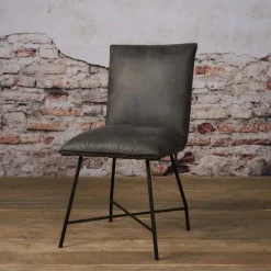 Eetkamerstoelen*HUUS Eetkamerstoel Tim (per 2 stuks) Groen