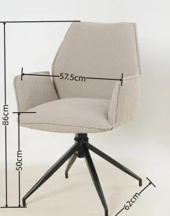 Eetkamerstoelen*HUUS Eetkamerstoel Vermeer