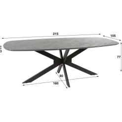 Eettafels*HUUS Eettafel Dewi