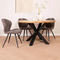 Eettafels*HUUS Eettafel Jens – Rond Naturel