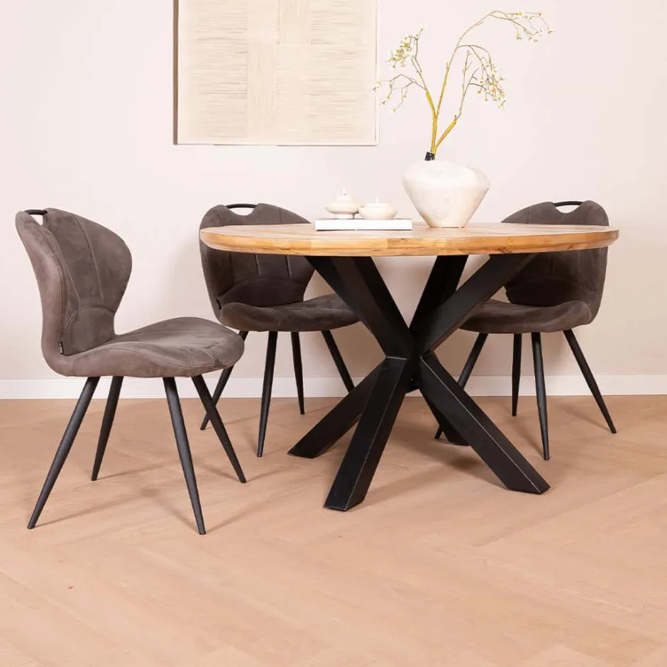 Eettafels*HUUS Eettafel Jens – Rond Naturel