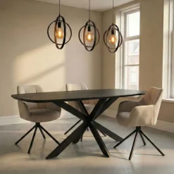 Eettafels*HUUS Eettafel Madrid curved
