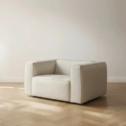 Relaxfauteuil*HUUS fauteuil Bean – grove melange