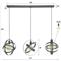 Hanglampen*HUUS Hanglamp Arthur
