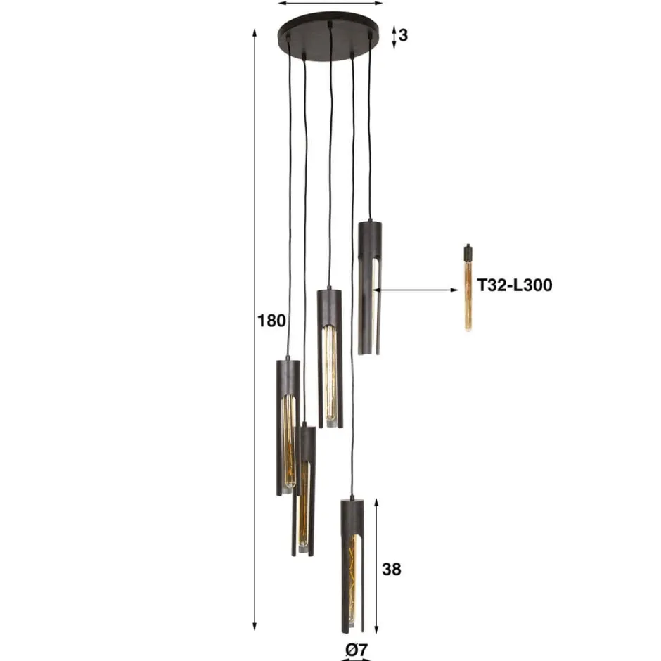 Hanglampen*HUUS Hanglamp Carolien