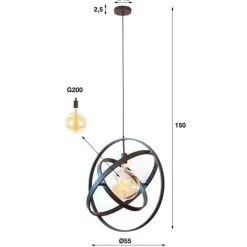 Hanglampen*HUUS Hanglamp Galaxy