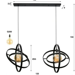 Hanglampen*HUUS Hanglamp Galaxy