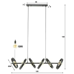 Hanglampen*HUUS Hanglamp Harriet