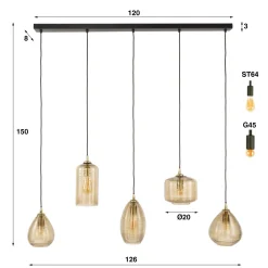 Hanglampen*HUUS Hanglamp Jennifer