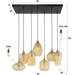 Hanglampen*HUUS Hanglamp Leonore