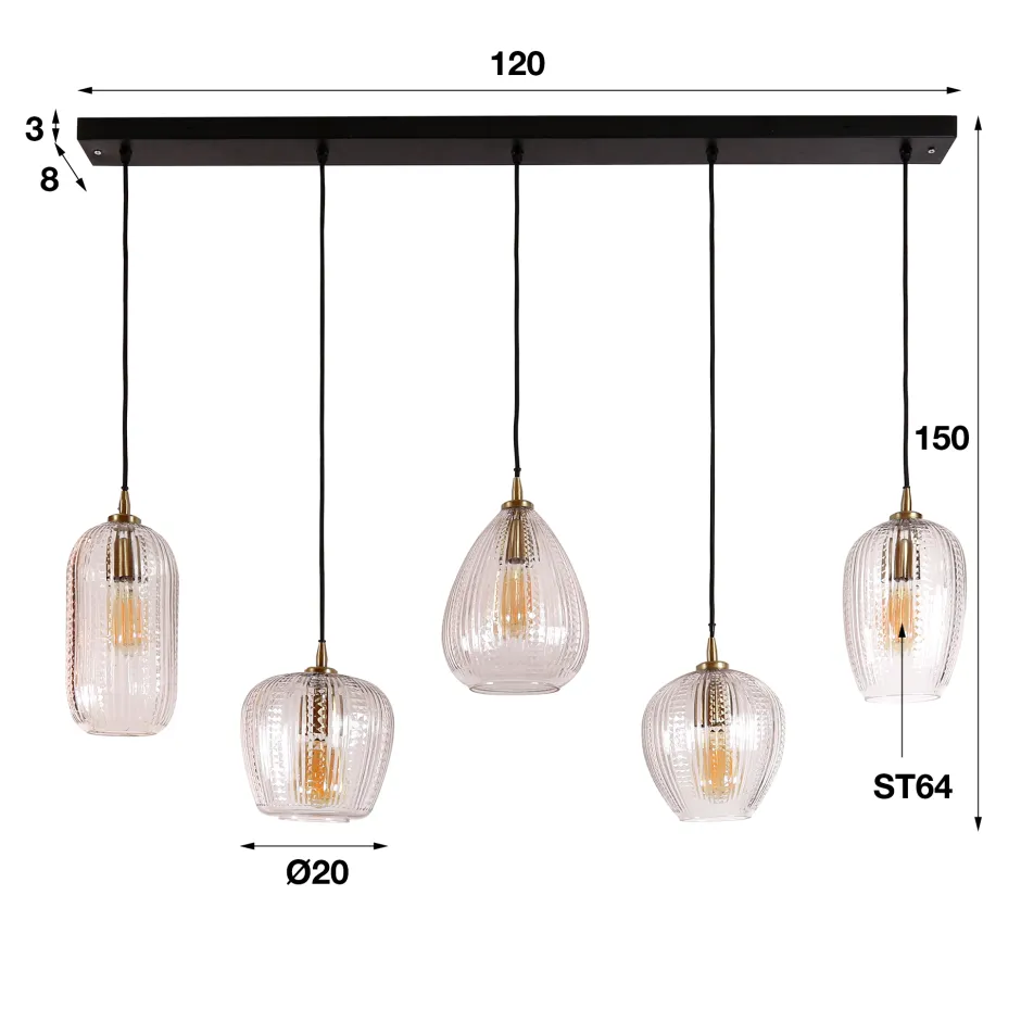 Hanglampen*HUUS Hanglamp Lolita