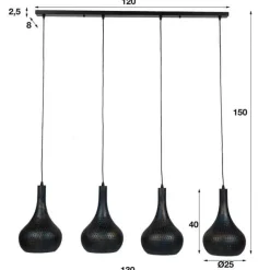 Hanglampen*HUUS Hanglamp Pim