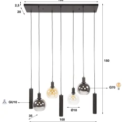 Hanglampen*HUUS Hanglamp Plevier