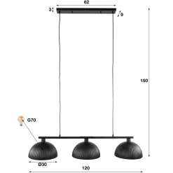 Hanglampen*HUUS Hanglamp Rocky