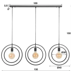 Hanglampen*HUUS Hanglamp Roxy