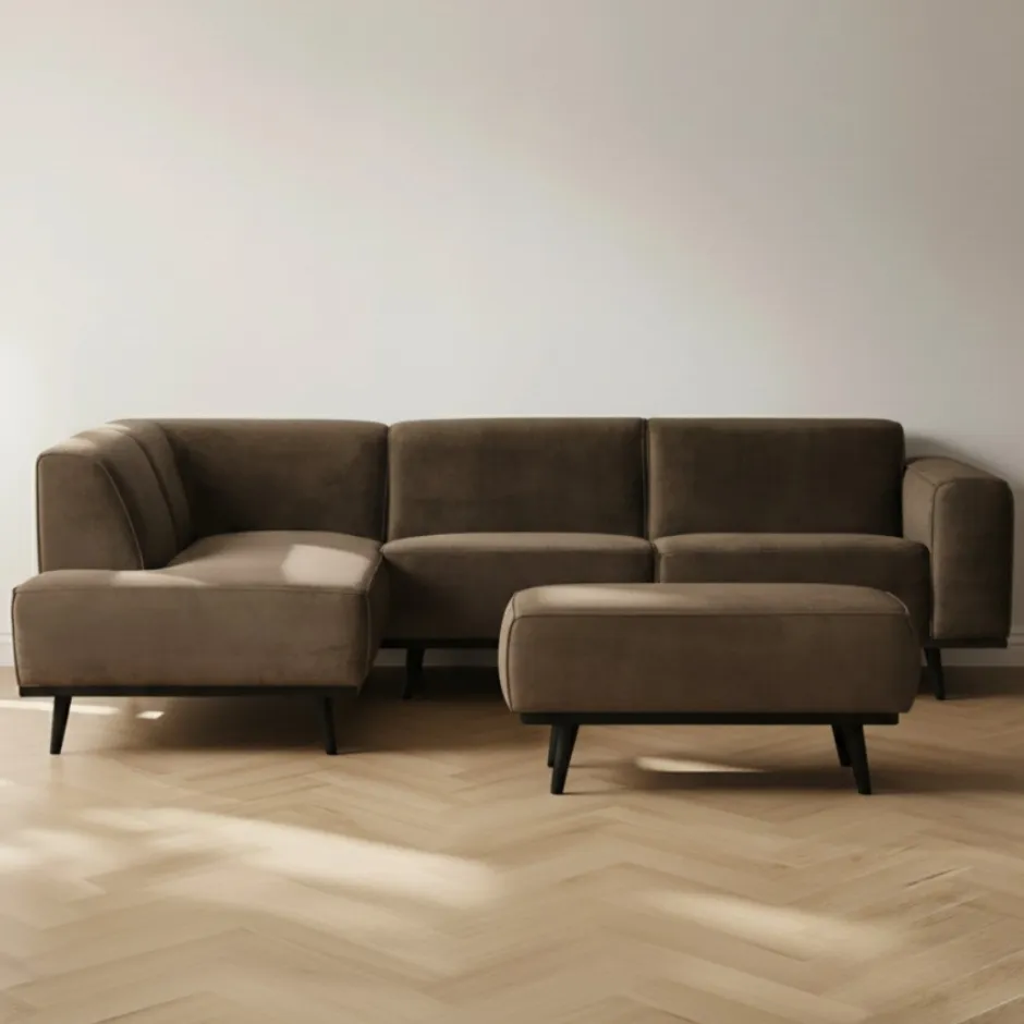 Hockers*HUUS Hocker Statement Fluweel