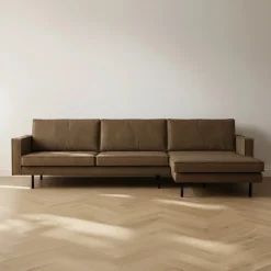 Hoekbanken*HUUS Hoekbank Rodeo chaise Velvet