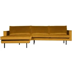 Hoekbanken*HUUS Hoekbank Rodeo chaise Velvet