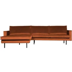 Hoekbanken*HUUS Hoekbank Rodeo chaise Velvet
