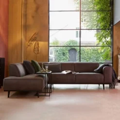 Hoekbanken|Zitbanken*HUUS Hoekbank Statement Cognac