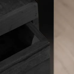 Opbergkasten*HUUS Kast Britt zwart hoog