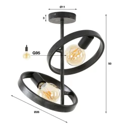 Plafondlampen*HUUS Plafondlamp Harriet
