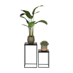 Overig*HUUS Plantenzuil set Vico Zwart