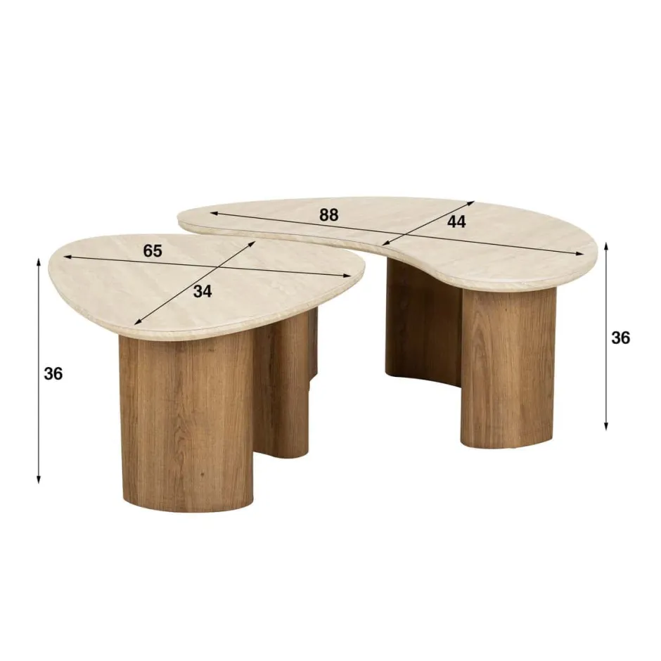 Salontafels*HUUS Salontafel Silvy