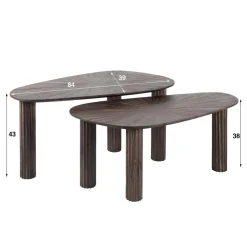 Salontafels*HUUS Salontafelset Maria
