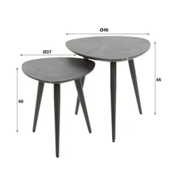 Salontafels*HUUS Salontafelset Nordin
