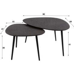 Salontafels*HUUS Salontafelset Robbie