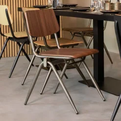Eetkamerstoelen*HUUS Stapelstoel Solid (per 2 stuks)
