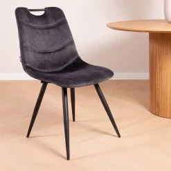 Eetkamerstoelen*HUUS Stoel Matz – Antraciet