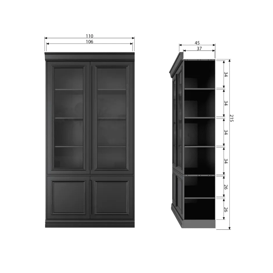 Buffet/Vitrine Kasten*HUUS Vitrinekast Organize