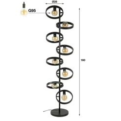 Vloerlampen*HUUS Vloerlamp Harriet