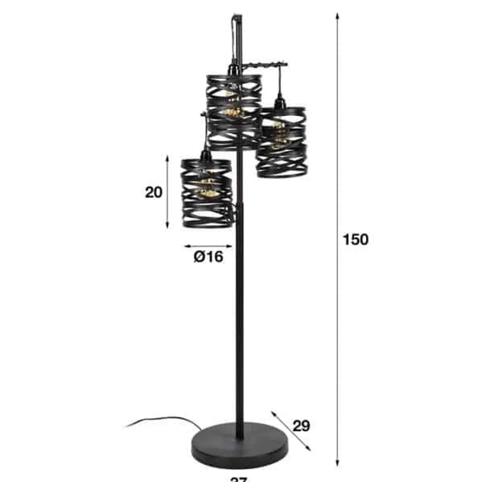Vloerlampen*HUUS Vloerlamp Nathan