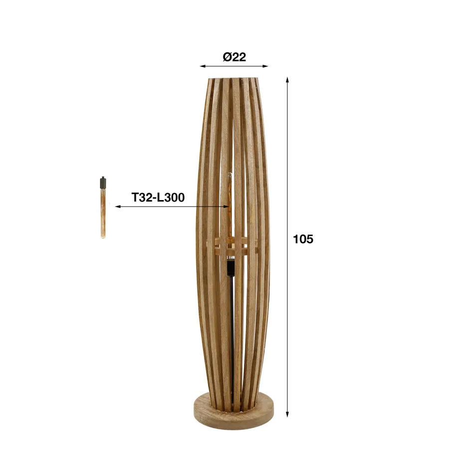 Vloerlampen*HUUS Vloerlamp Oase