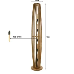 Vloerlampen*HUUS Vloerlamp Oase