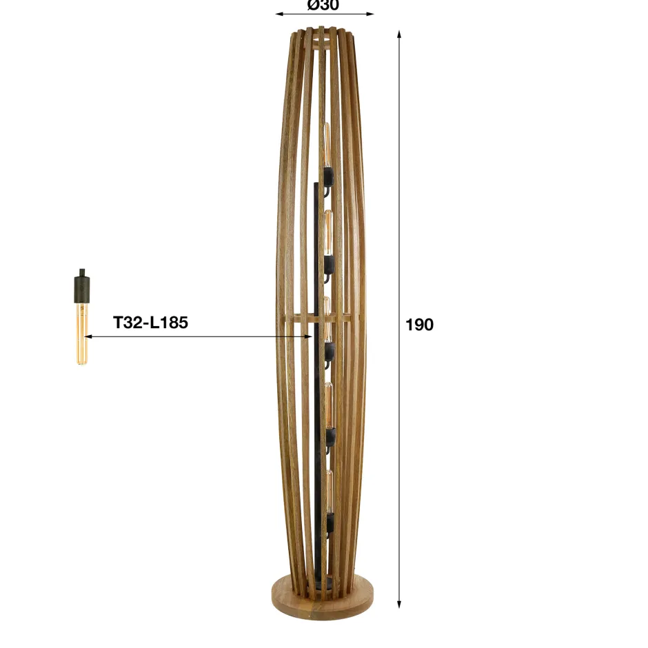 Vloerlampen*HUUS Vloerlamp Oase
