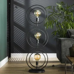 Vloerlampen*HUUS Vloerlamp Roxy – 3 bollen