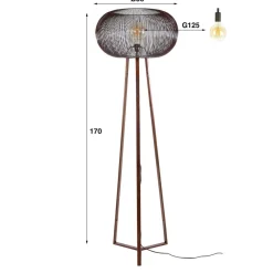 Vloerlampen*HUUS Vloerlamp Veller
