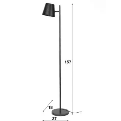 Vloerlampen*HUUS Vloerlamp Zelda