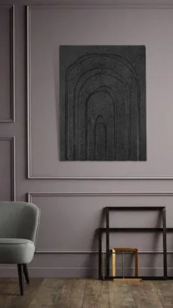 Wanddecoratie*HUUS Wanddecoratie Echo Zwart