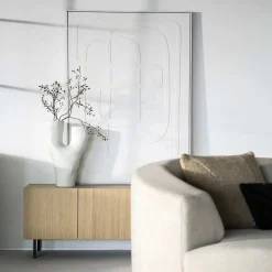Wanddecoratie*HUUS Wanddecoratie Ono Taupe